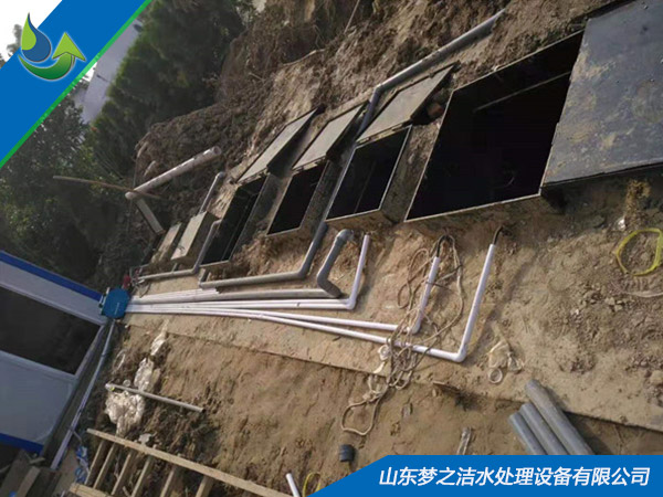 地埋式污水處理安裝現場 地埋式污水處理安裝現場